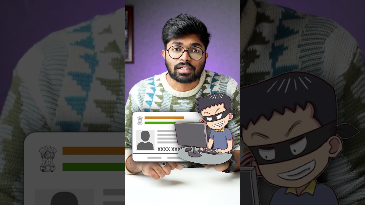 To Avoid Aadhar Card Scams - Use Masked Aadhar #aadharcard #viral #uidai #hindi