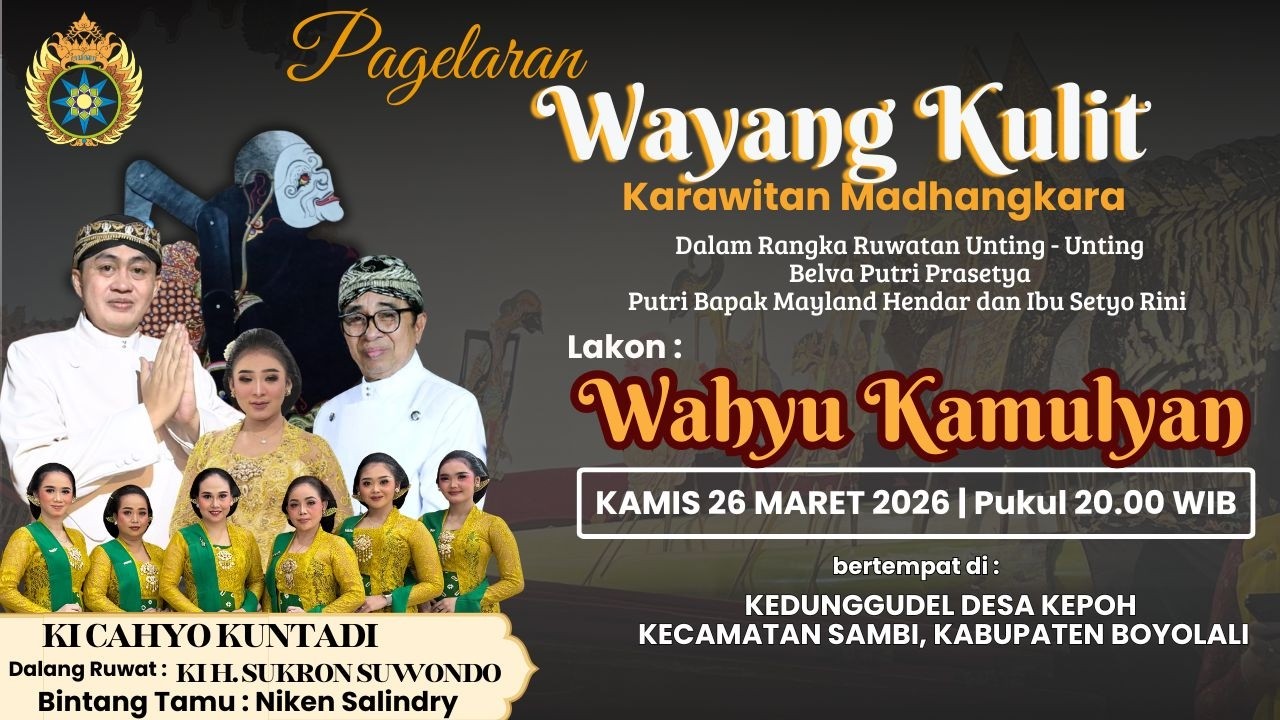 WAYANG KULIT KI CAHYO KUNTADI || LAKON WAHYU KAMULYAN (PANDHAWA SESUCI)