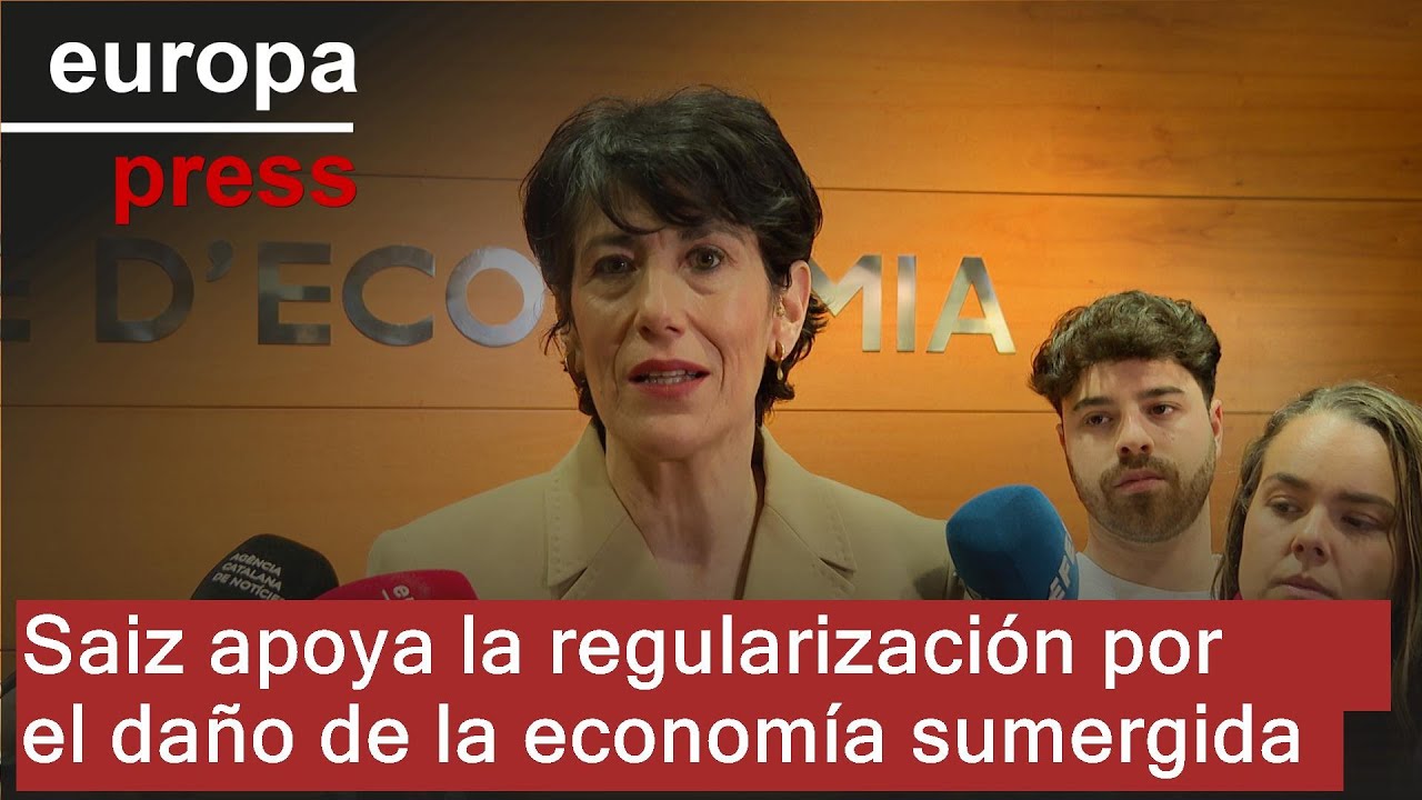 Saiz defiende la legitimidad económica de la regularización porque la economía sumergida 