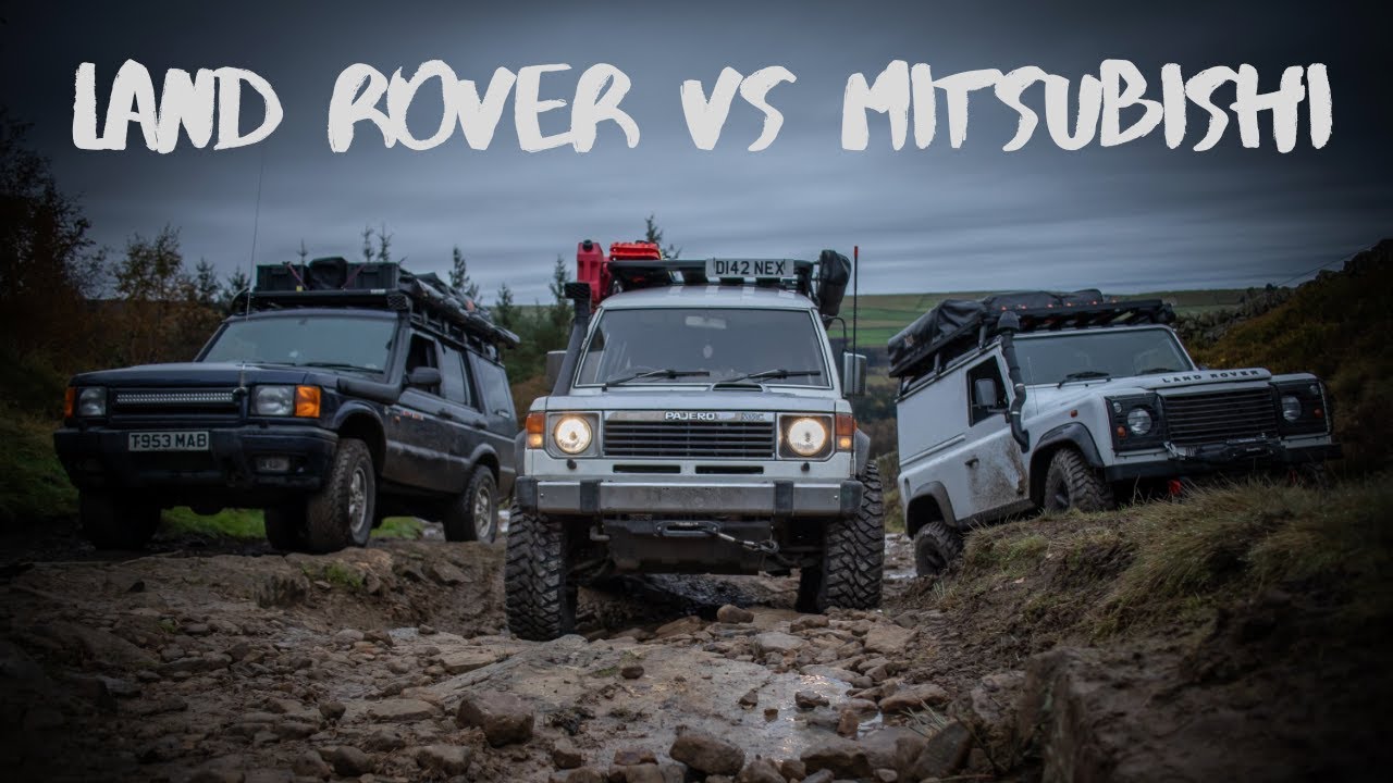 Land Rover vs Mitsubishi Off Road Battle!