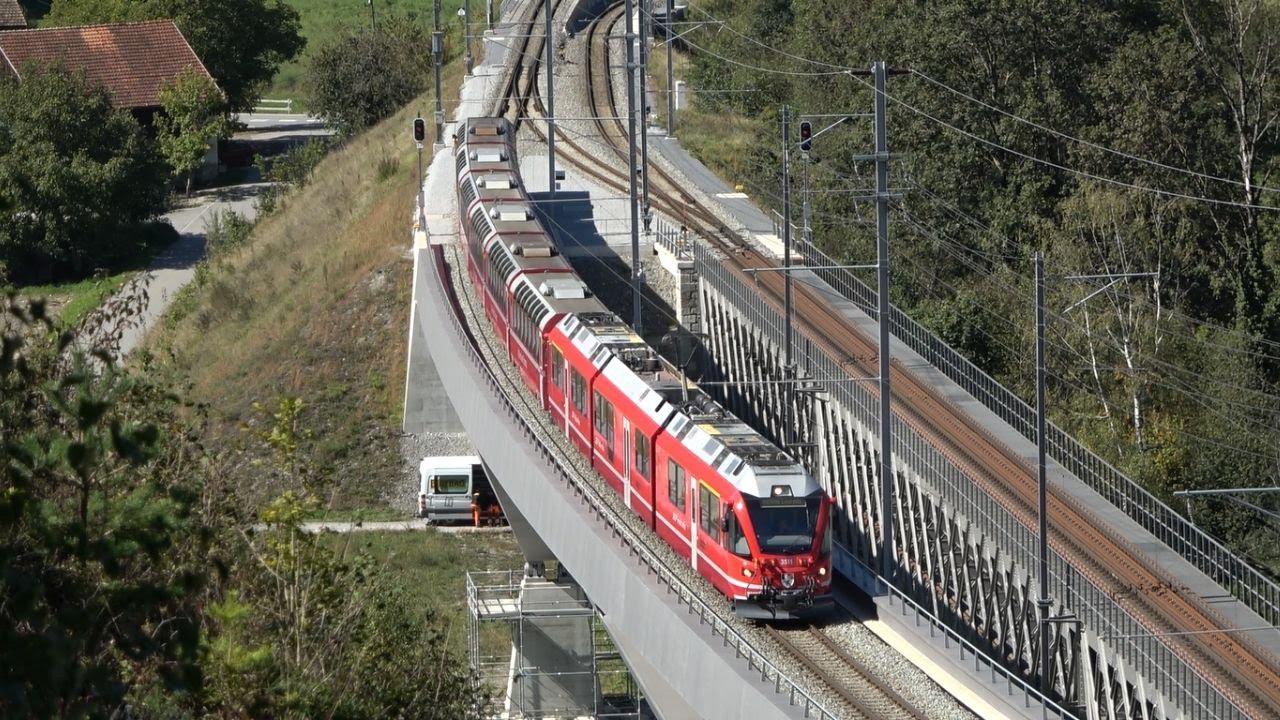 Rhätische Bahn in Reichenau-Tamins & Versam-Safien