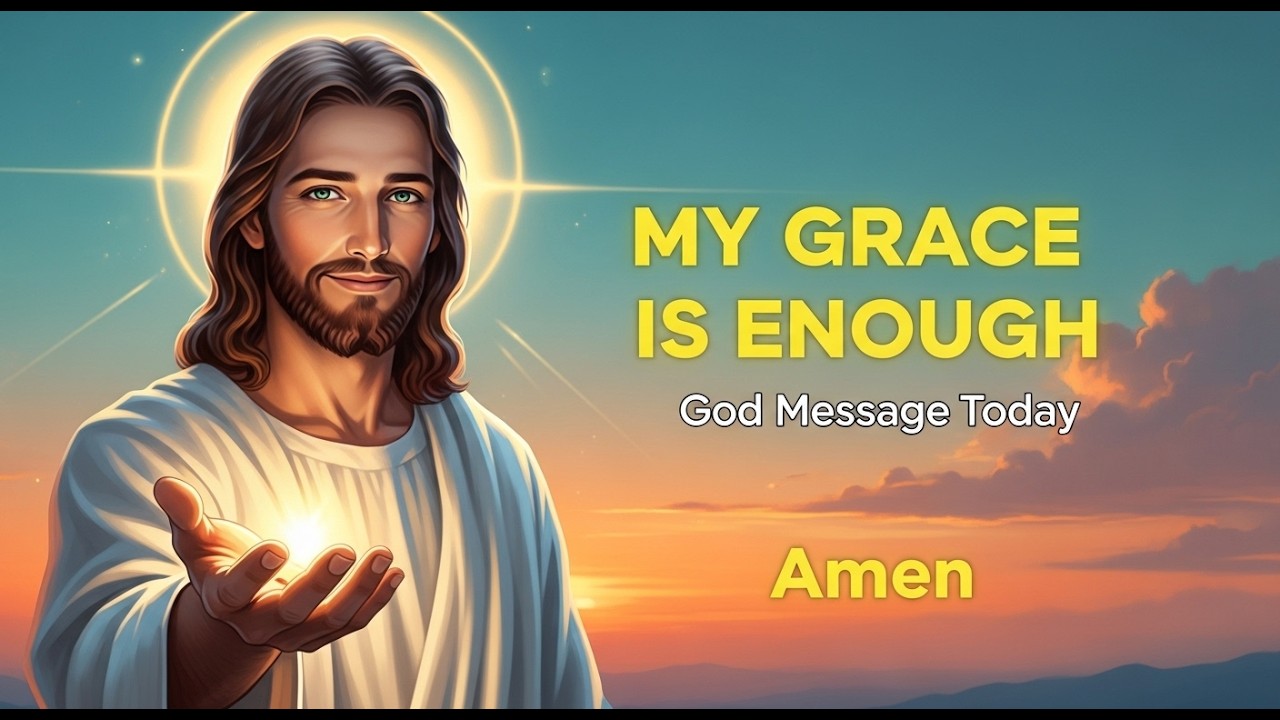 MY GRACE IS ENOUGH | God Message Today | God Message for You Today | Jesus Grace | Sufficient Grace