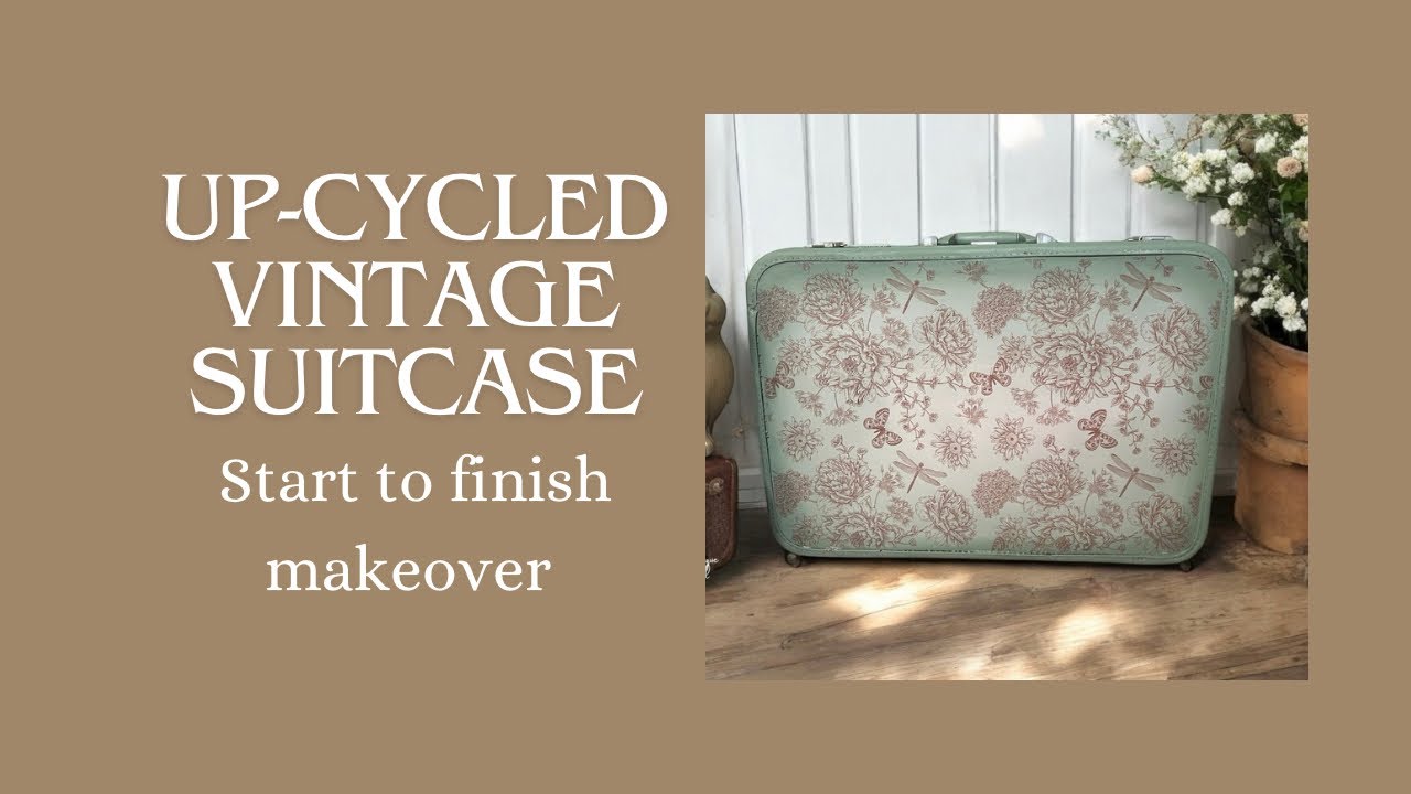 Up-Cycled Vintage Suitcase