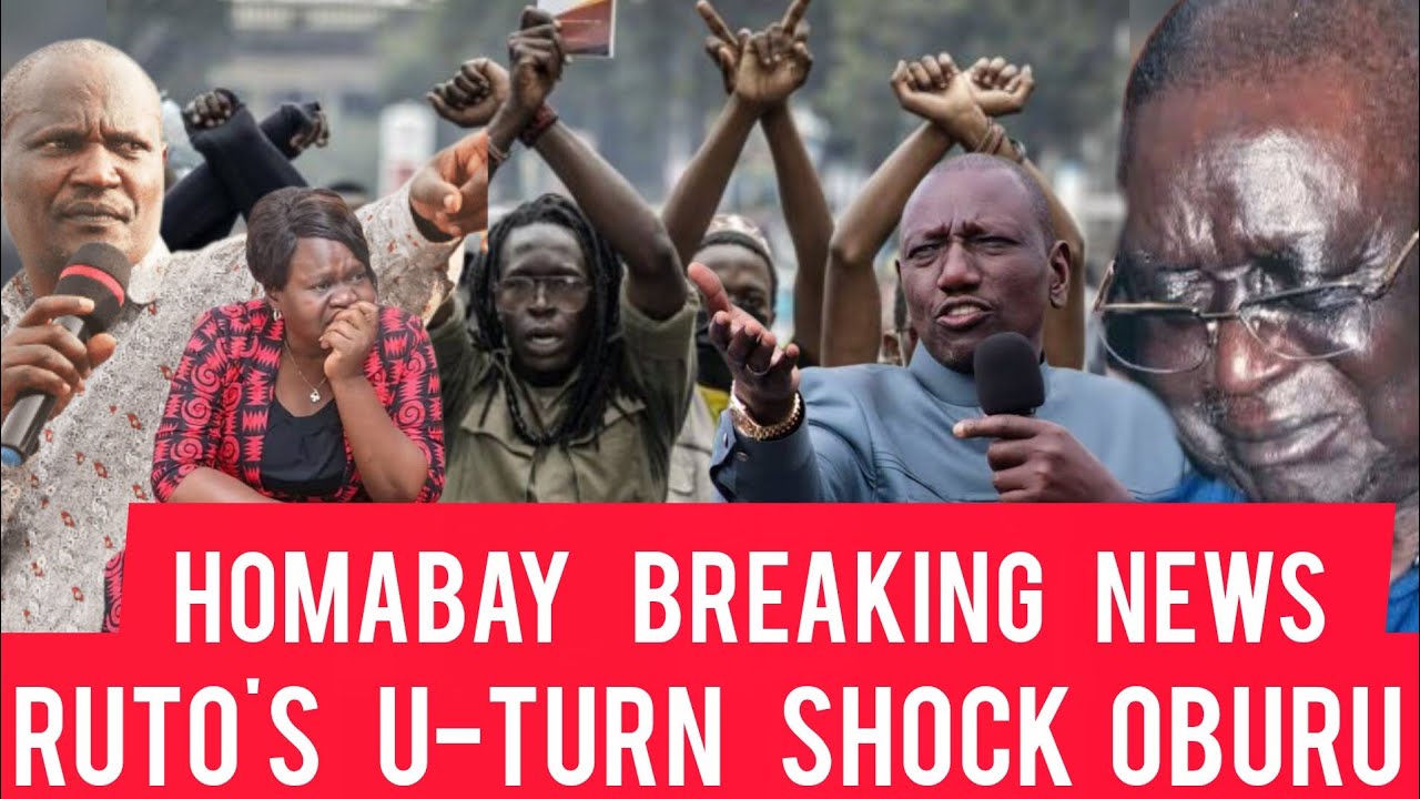 SHUTDOWN OBURU ignites FIRE as MBADI & WANGA clash over PAWA RUTO quick U-TURN in HOMABAY SHOCK ODM
