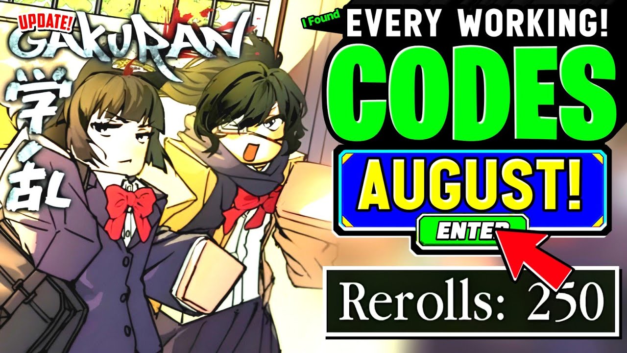 ⚠️ACTIVE!💥[CODES]⚠️ GAKURAN ROBLOX CODES - GAKURAN CODES IN AUGUST 2026 - CODE GAKURAN