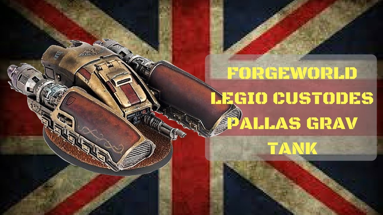 Building the Forgeworld Pallas Grav Tank