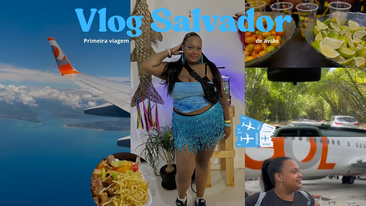Primeira viagem de avião | Vlog Salvador/Carnaval ep 01