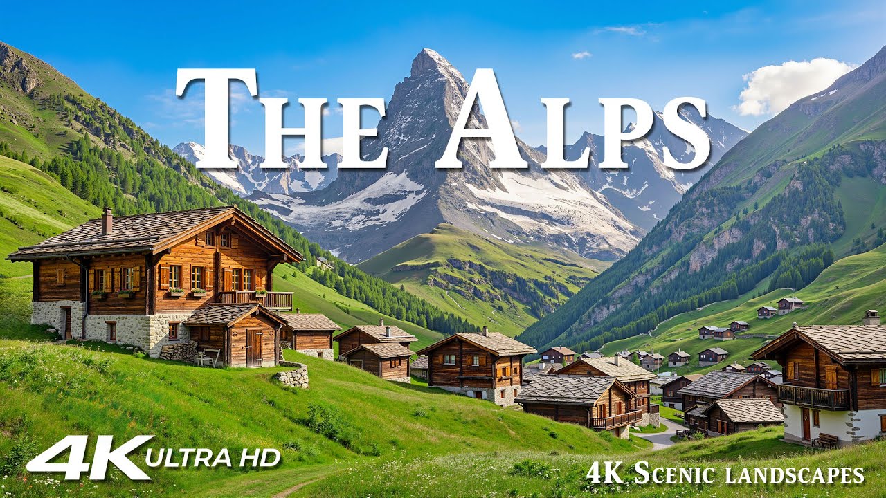 Альпы 4K | Вечное величие Европы – безмолвные вершины, бескрайние долины и мягкий свет