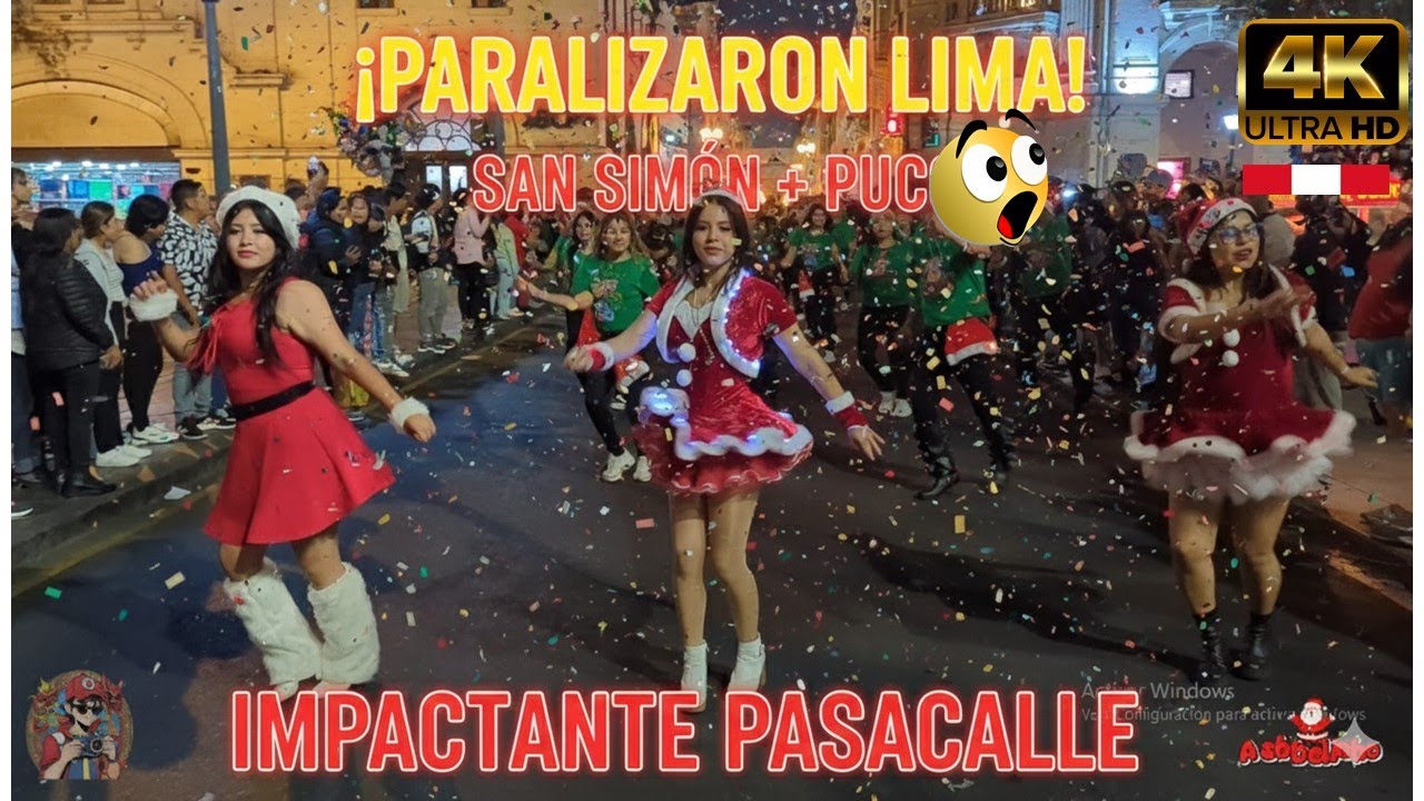 ¿CAPORALES o PAPÁ NOEL? 🎅 Lo que hicieron estos bailarines paralizó LIMA 🤯💃