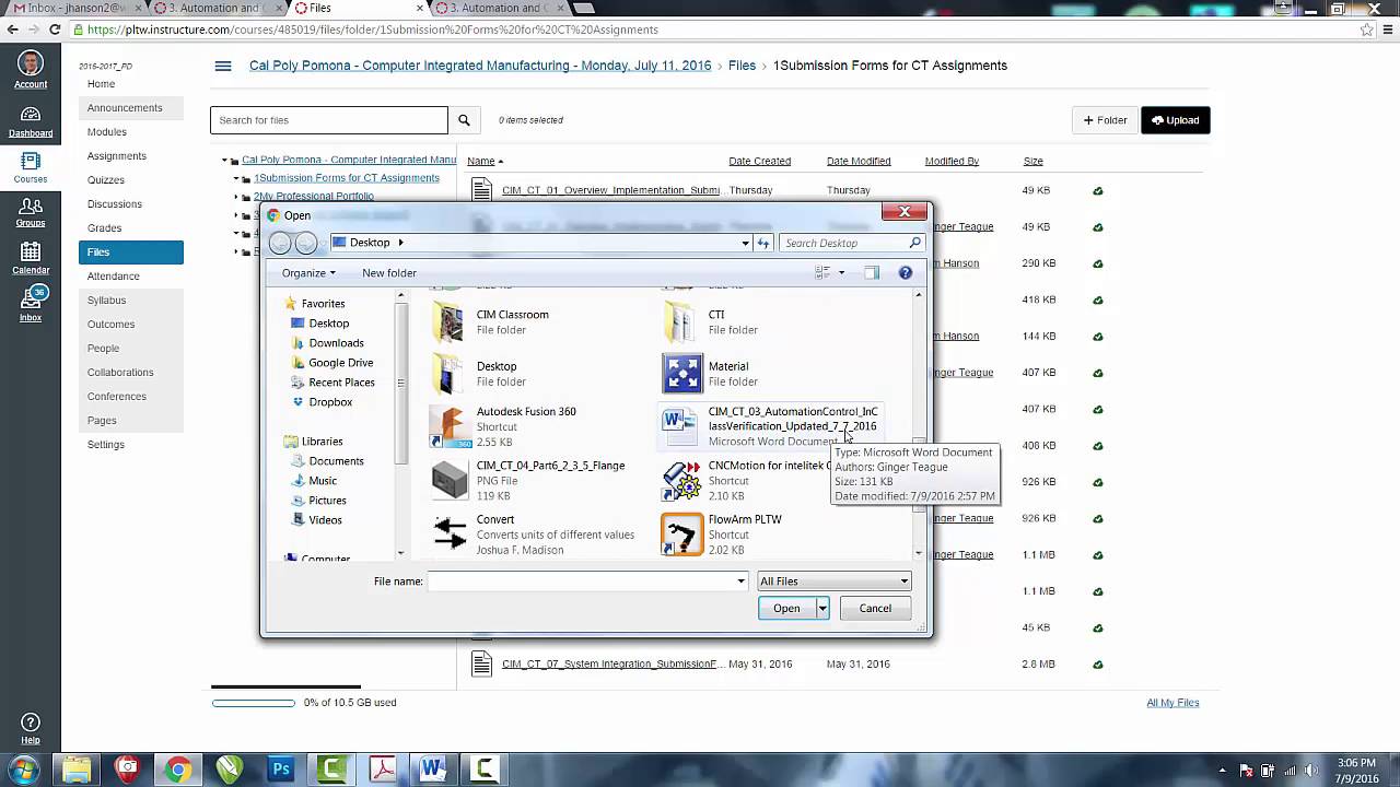 LMS: Uploading Files