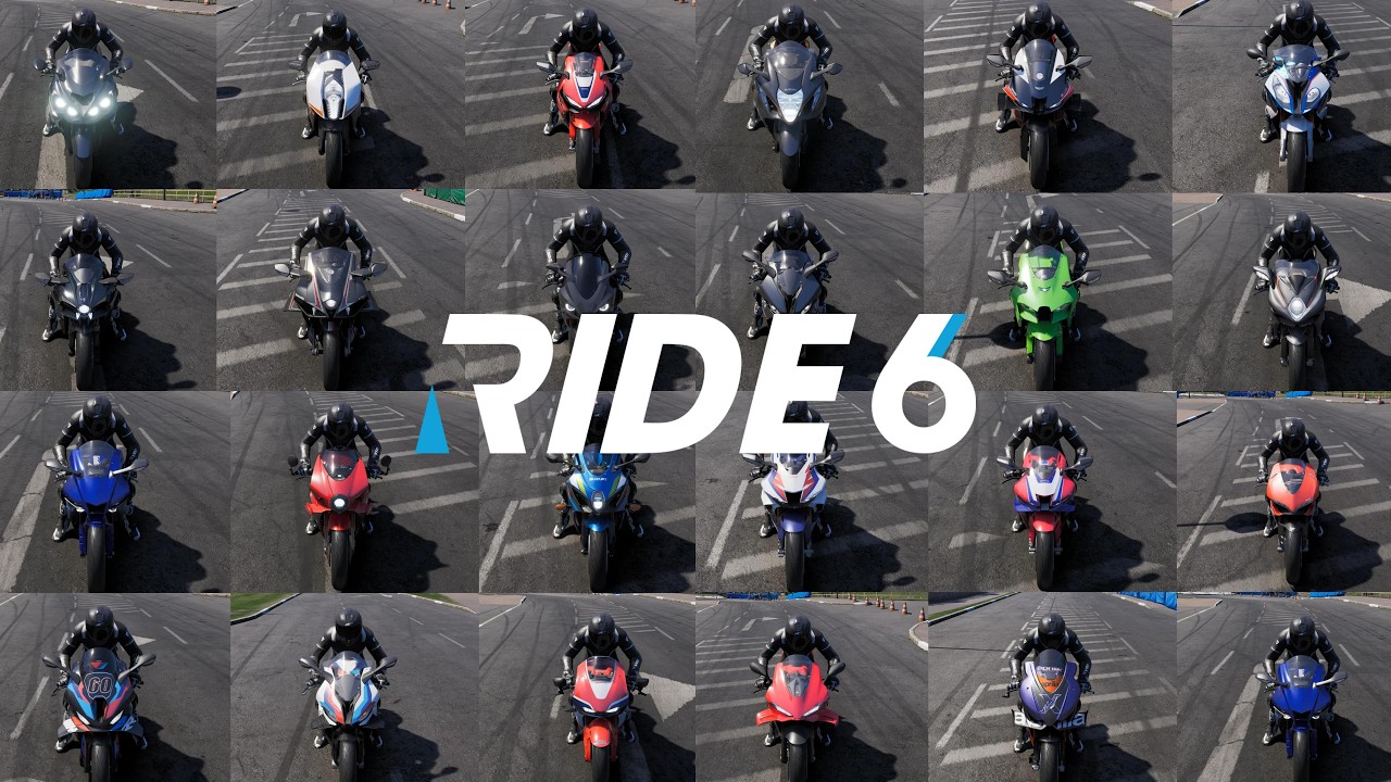 RIDE 6 FASTEST SUPERBIKES TOP SPEED BATTLE! KAWASAKI VS APRILIA VS DUCATI VS BMW VS YAMAHA VS SUZUKI