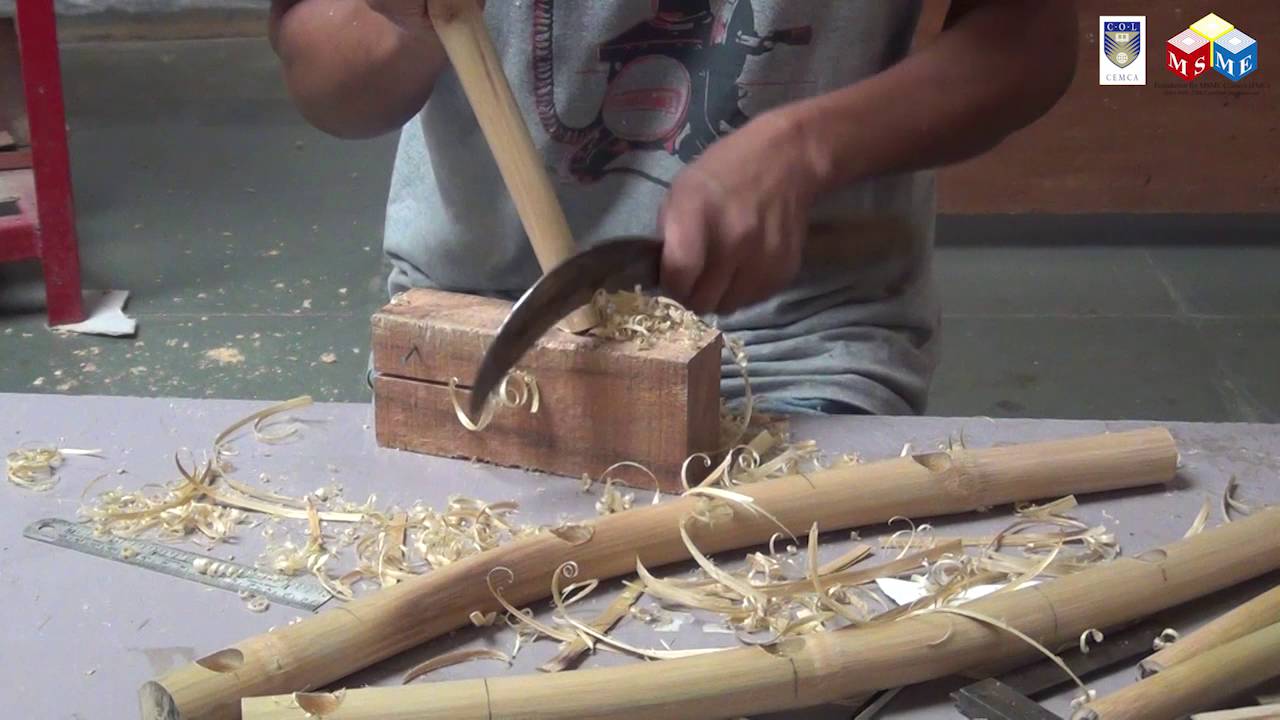 Making of Bamboo Stool