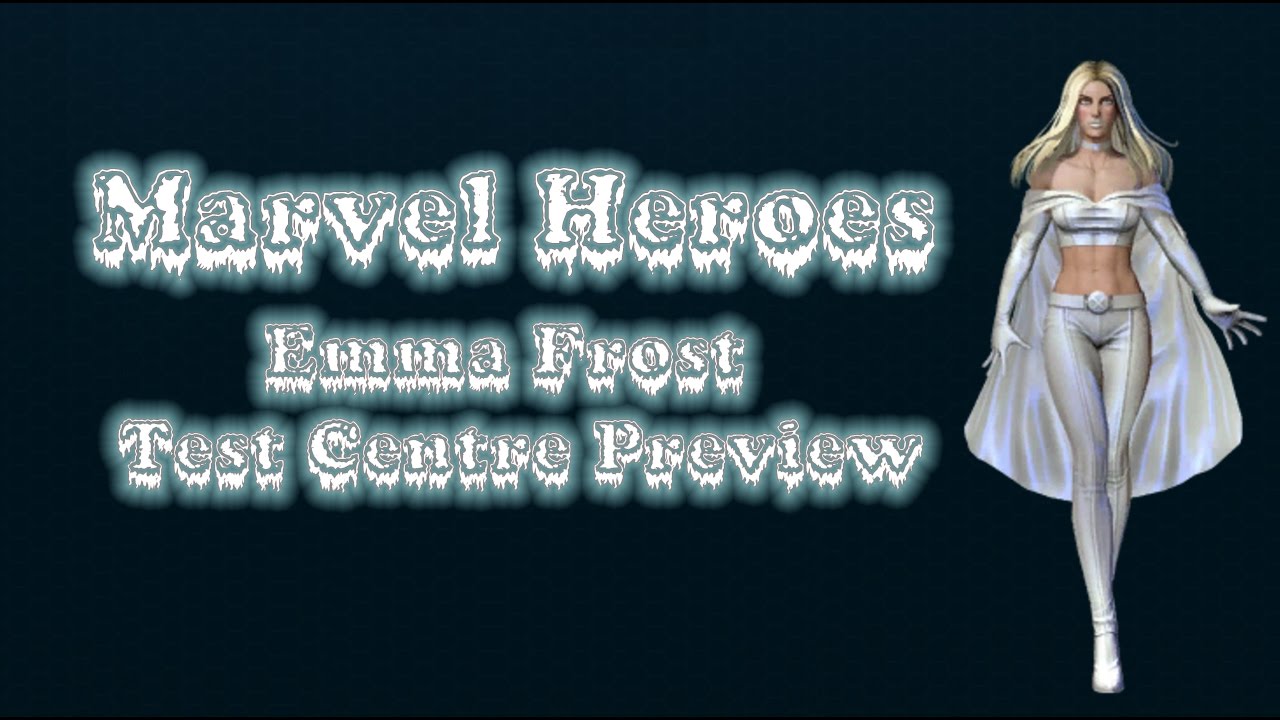 Emma Frost preview 30/11/16 Test centre build - Marvel Heroes Omega (PC)