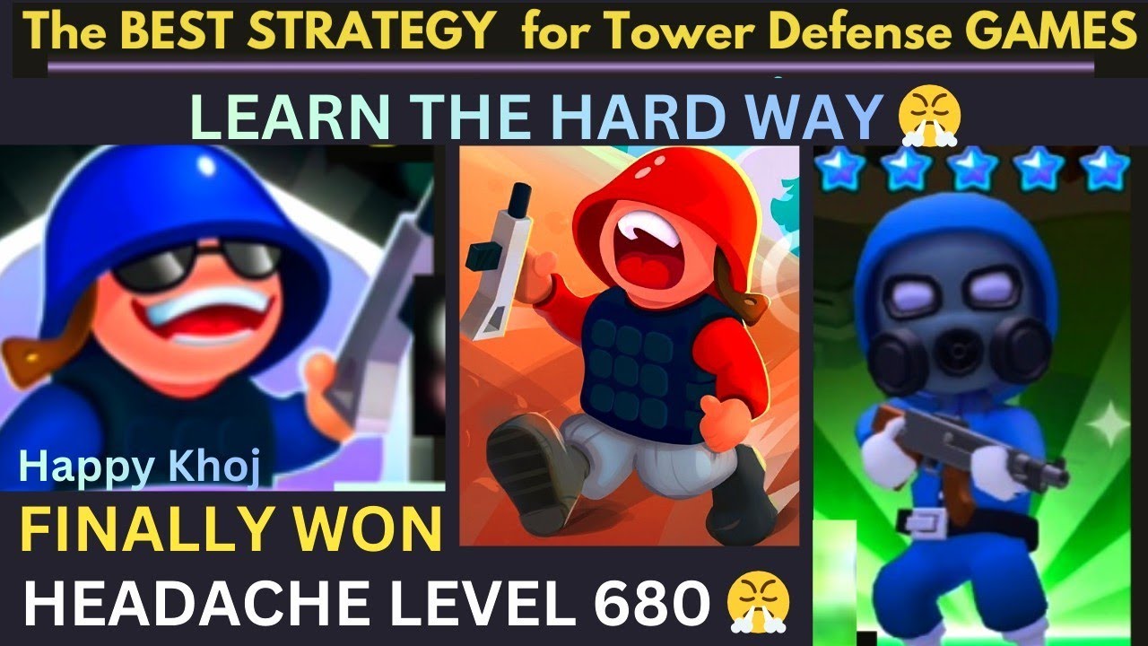 The Best Strategy for Tower Defense Game ⚔️ Tower War 680 HEADACHE LEVEL 😤🙄 Tactical Conquest