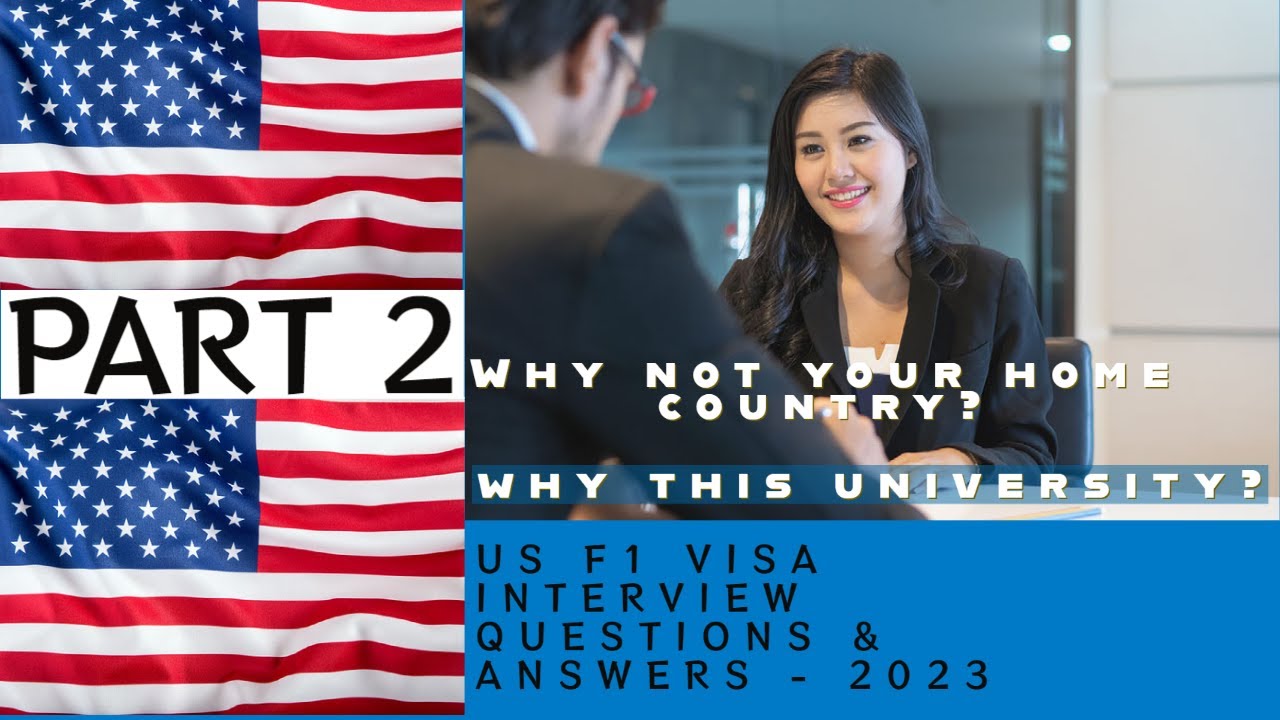 US Student F1 Visa Sample Mock Interview Questions & Answers 2023 || PART 2