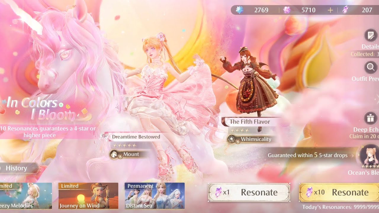 Infinity Nikki Dreamtime Bestowed Whaling [Pulling] + ALL Outfit Evolutions 