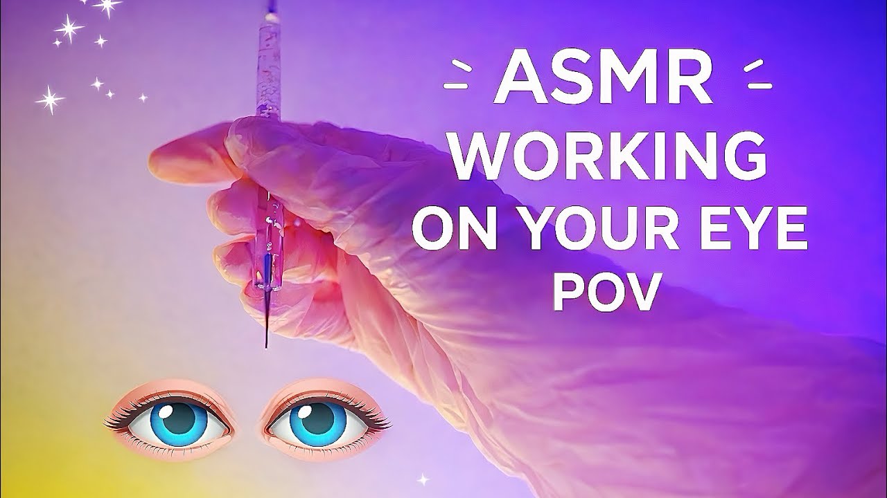 EYE CARE ASMR 👀💧 CLOSE-UP POV  | No talking 