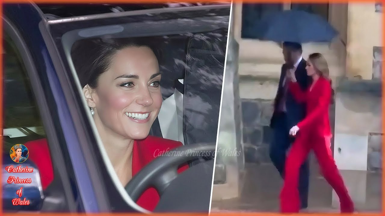 Did You Notice? Catherine Spotted Driving Herself To Windsor Castle As Rain At The Royal Engagement
