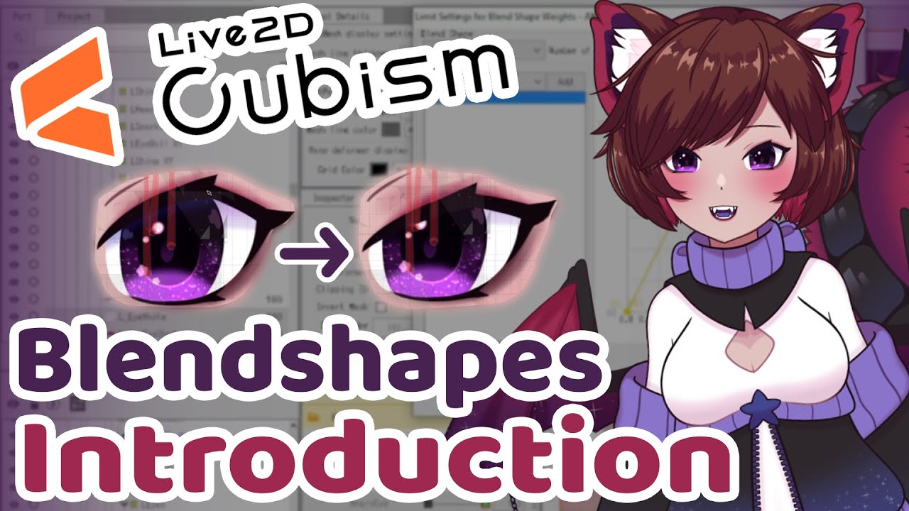 Учебник по Live2D Cubism — Введение в Blendshapes