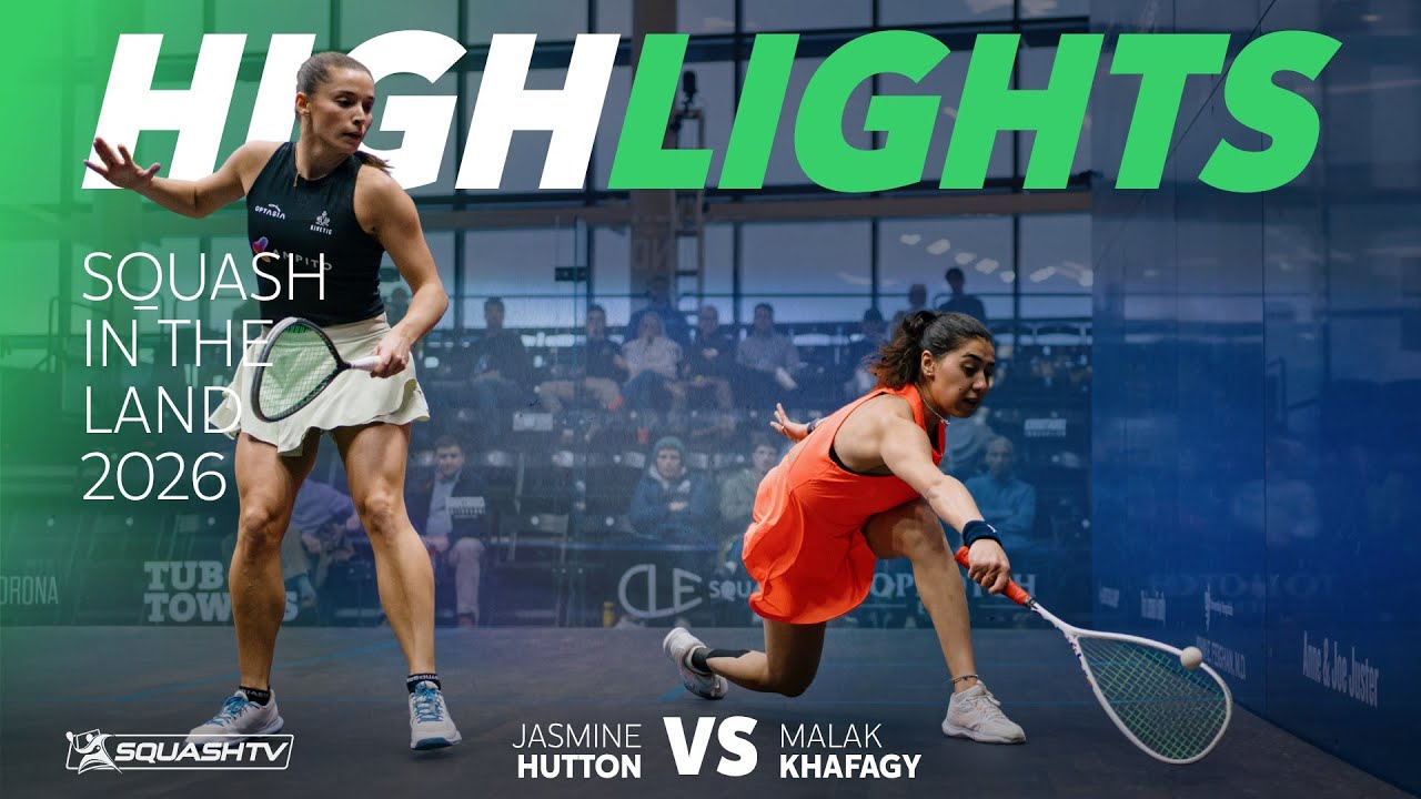 🇪🇬 Khafagy v Hutton 🏴󠁧󠁢󠁥󠁮󠁧󠁿 | Squash in the Land 2026 | QUARTER FINAL HIGHLIGHTS