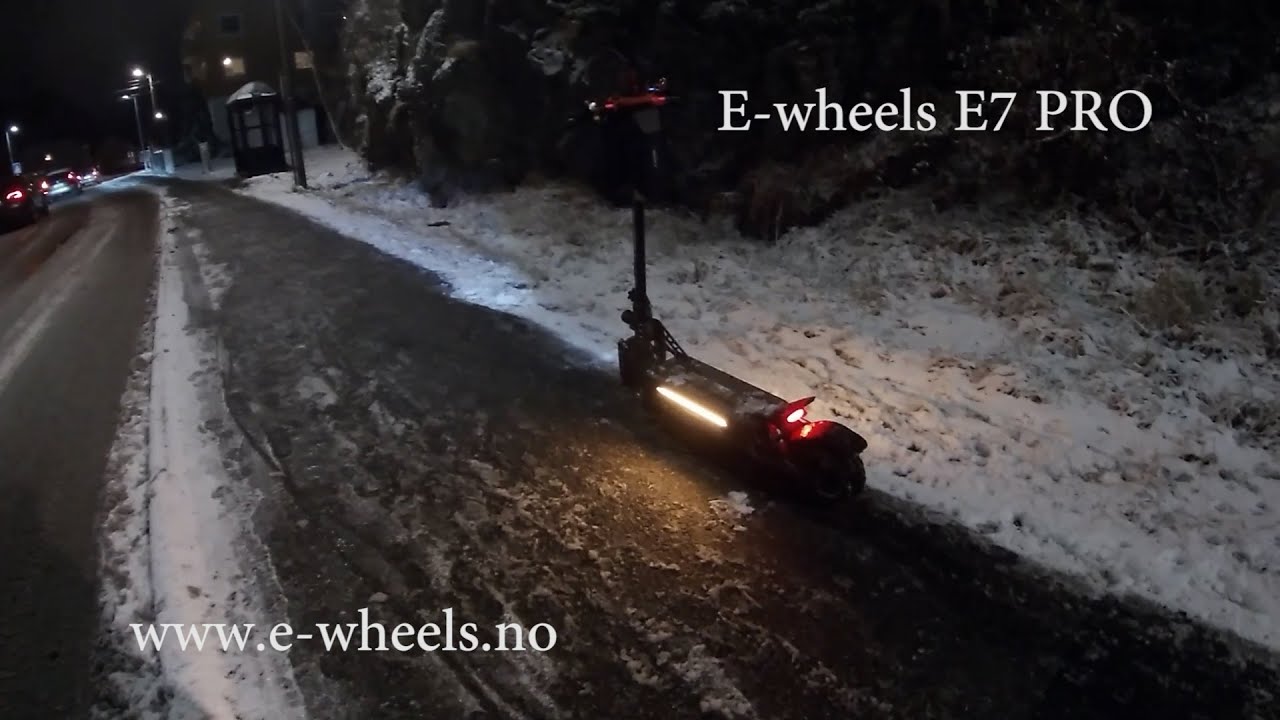 2022 12 08 E7 PRO på snøføre Video Nr 74
