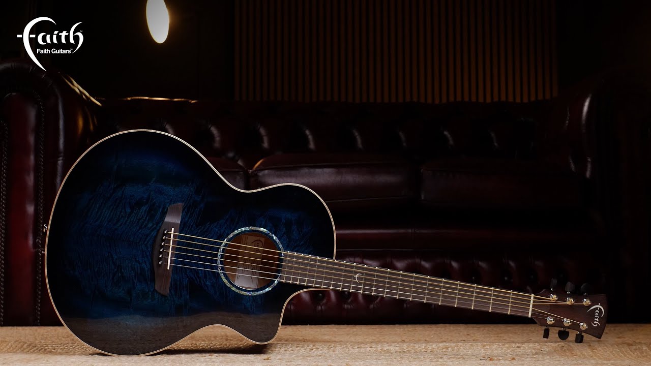Faith Guitars | Blue Moon Neptune | Cutaway Electro | FNCEBLM