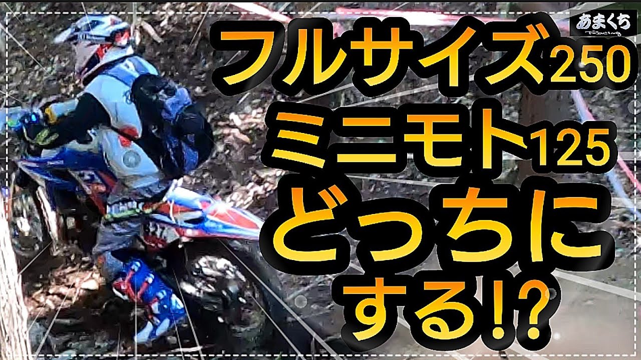 『初心者の皆様!ミニモトかフルサイズかどちらが欲しい？』beta クロトレ&TTR125