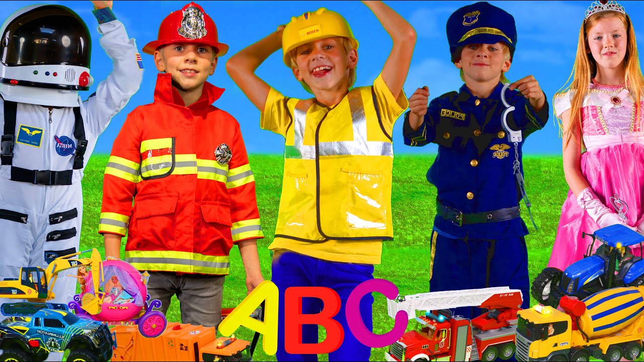 Différents métiers pour les enfants