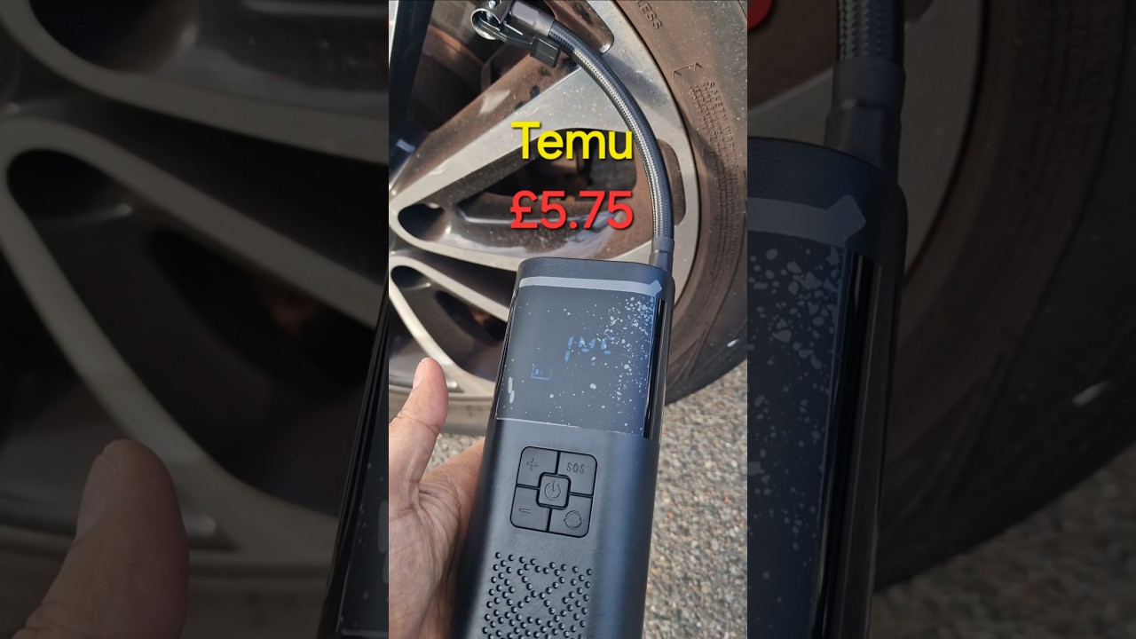 Portable Air Compressor (wireless)| TEMU &pound;5.75 #airpump #portablepump #temu