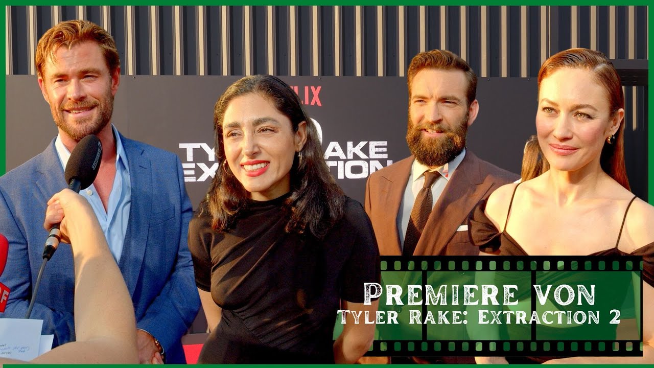 Premiere Tyler Rake: Extraction 2 - Chris Hemsworth, Sam Hargrave und co. im Interview