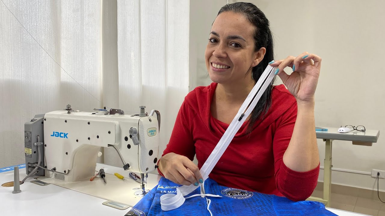 TROCANDO ZIPER DE JAQUETA OU BLUSA
