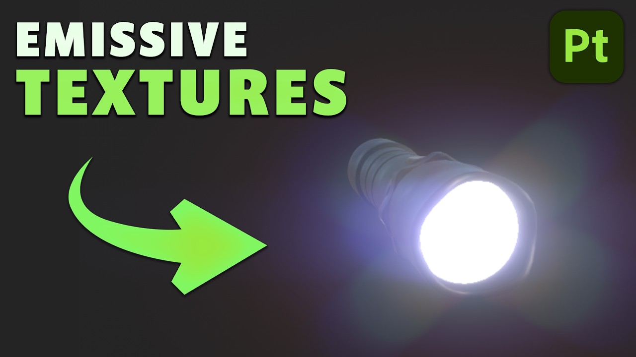 How to make textures emissive in substance painter