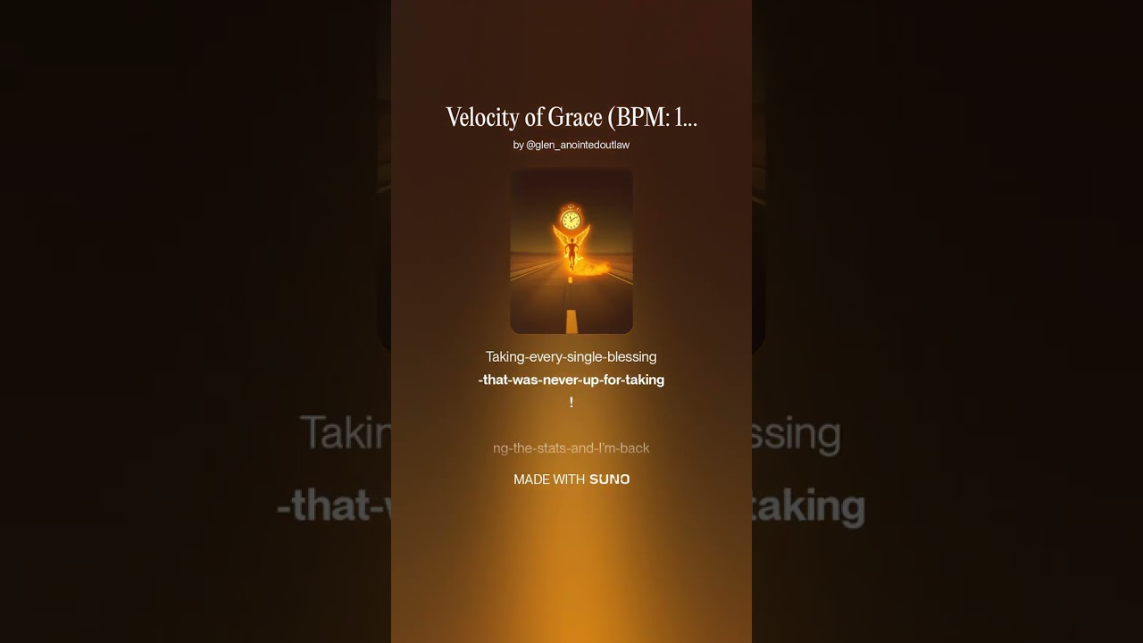 Velocity of Grace (Hyper Speed Country Trap Gospel)