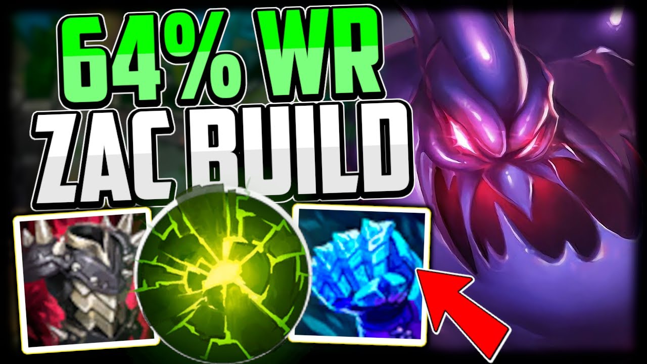 EASY 64% Win Rate ZAC BUILD IS A LEGIT CARRY! + Best Runes/Jungle Route Zac Guide League of Legends