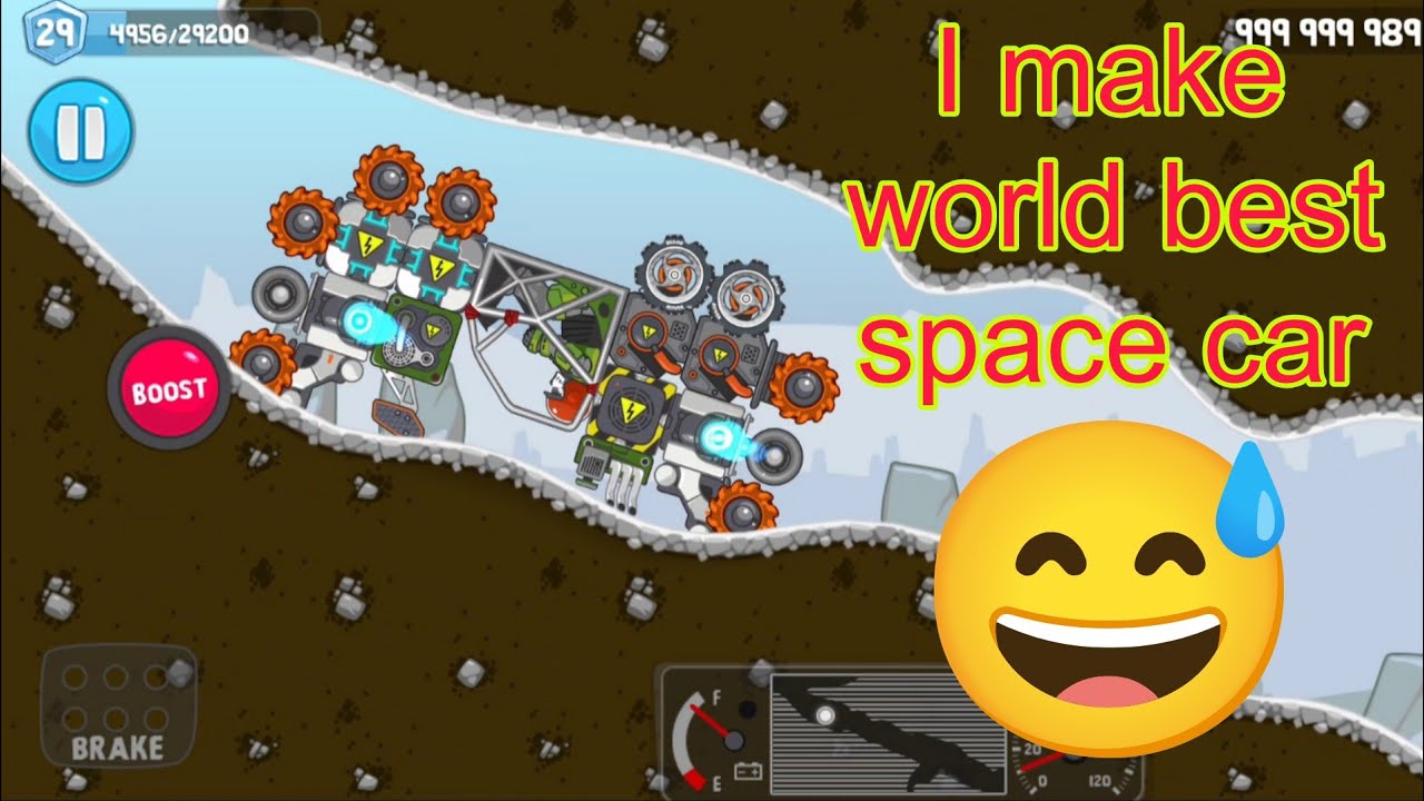 I make world best space 🚀 car Rovercraft game 🎯 gameplay 🔥 [1080P 60FPS]