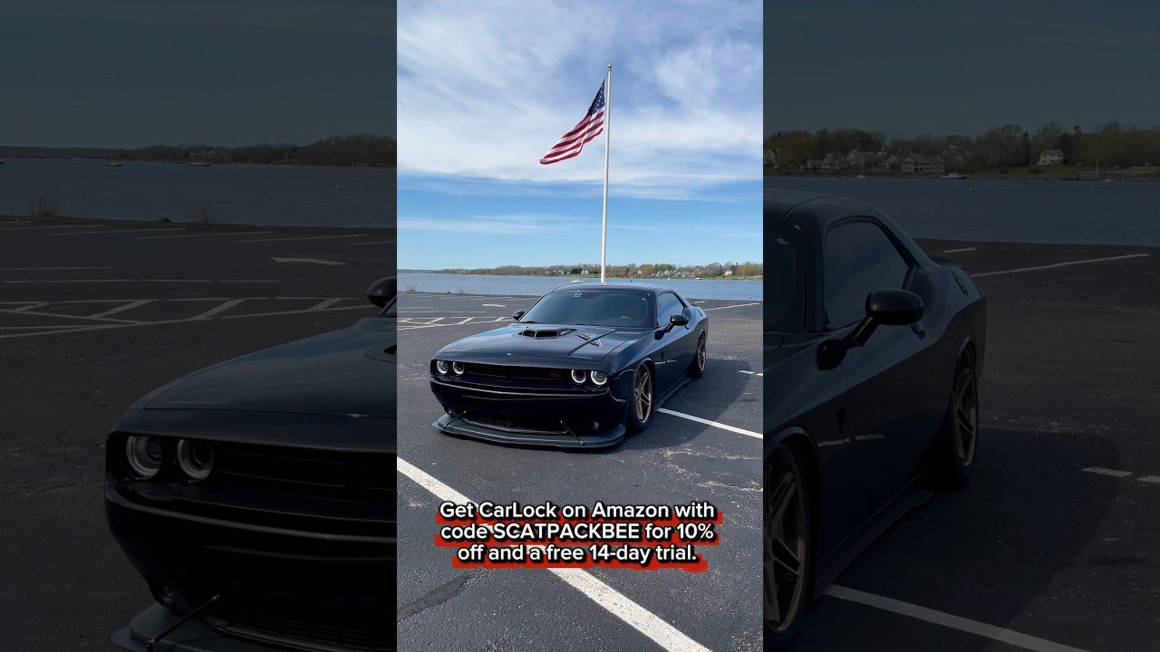 How I Protect My Dodge Challenger Scatpack #dodgechallenger #airsuspension #cartheft #carlock #srt