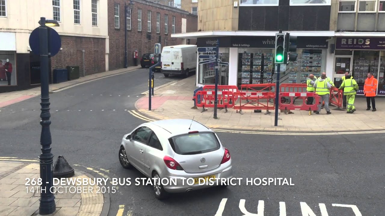 268 - Dewsbury Bus Station to Dewsbury District Hospital (14th Oct 2015)