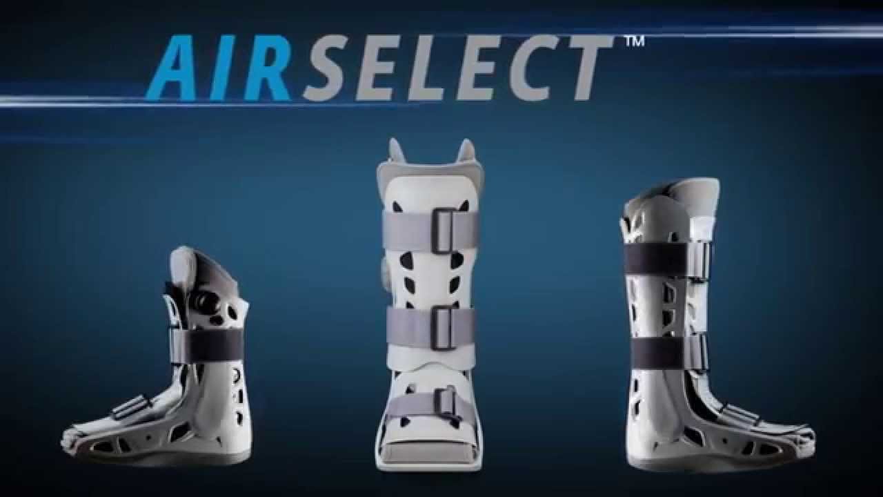 Aircast AirSelect Elite advanced pneumatic walking boot - MDEA 2014 Finalist