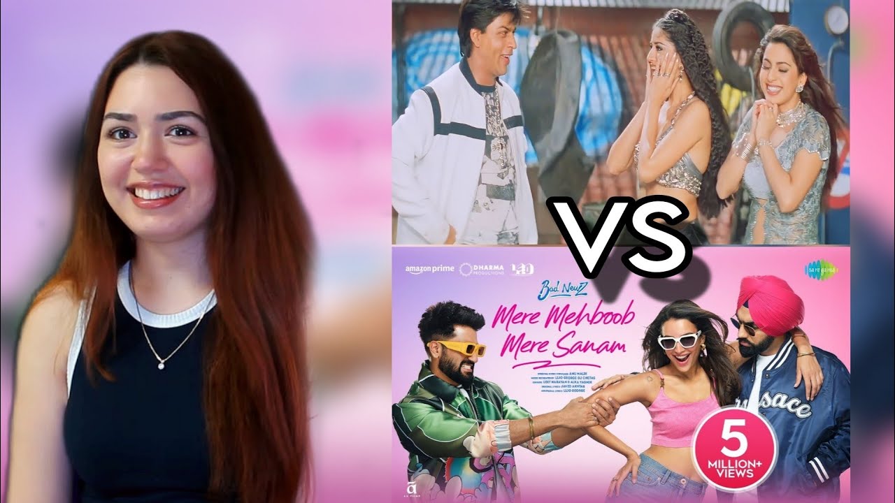 Mere Mehboob Mere Sanam Reaction | Original Vs Remake | Bad Newz | Vicky, Triptii, Ammy | Anu, Lijo
