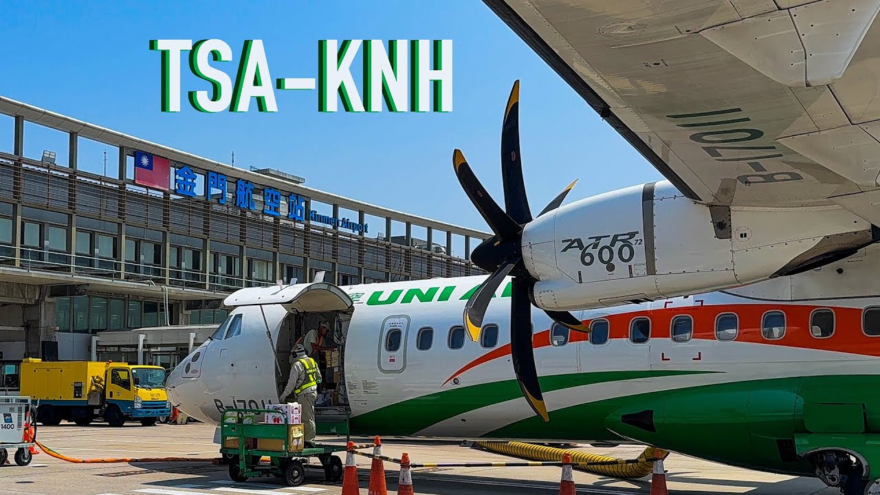 Taiwan Domestic Flight on UNI Air | ATR Flight Taipei → Kinmen