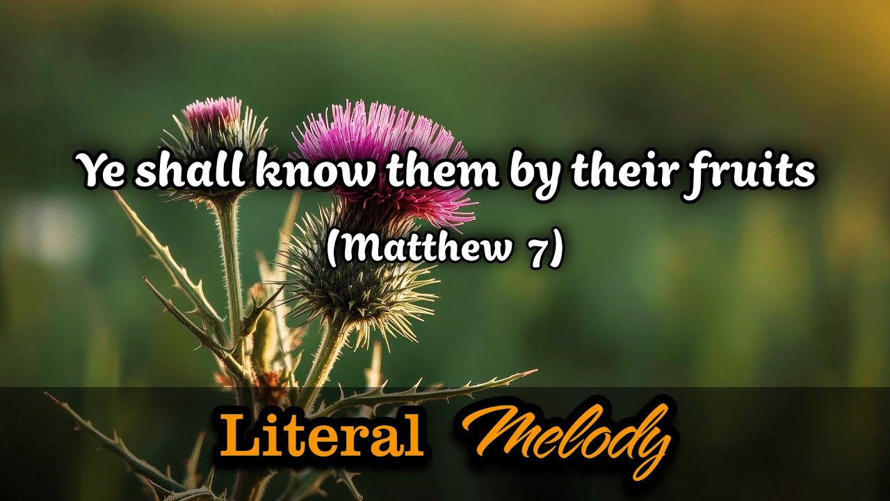 Ye shall know them by their fruits - Classical version