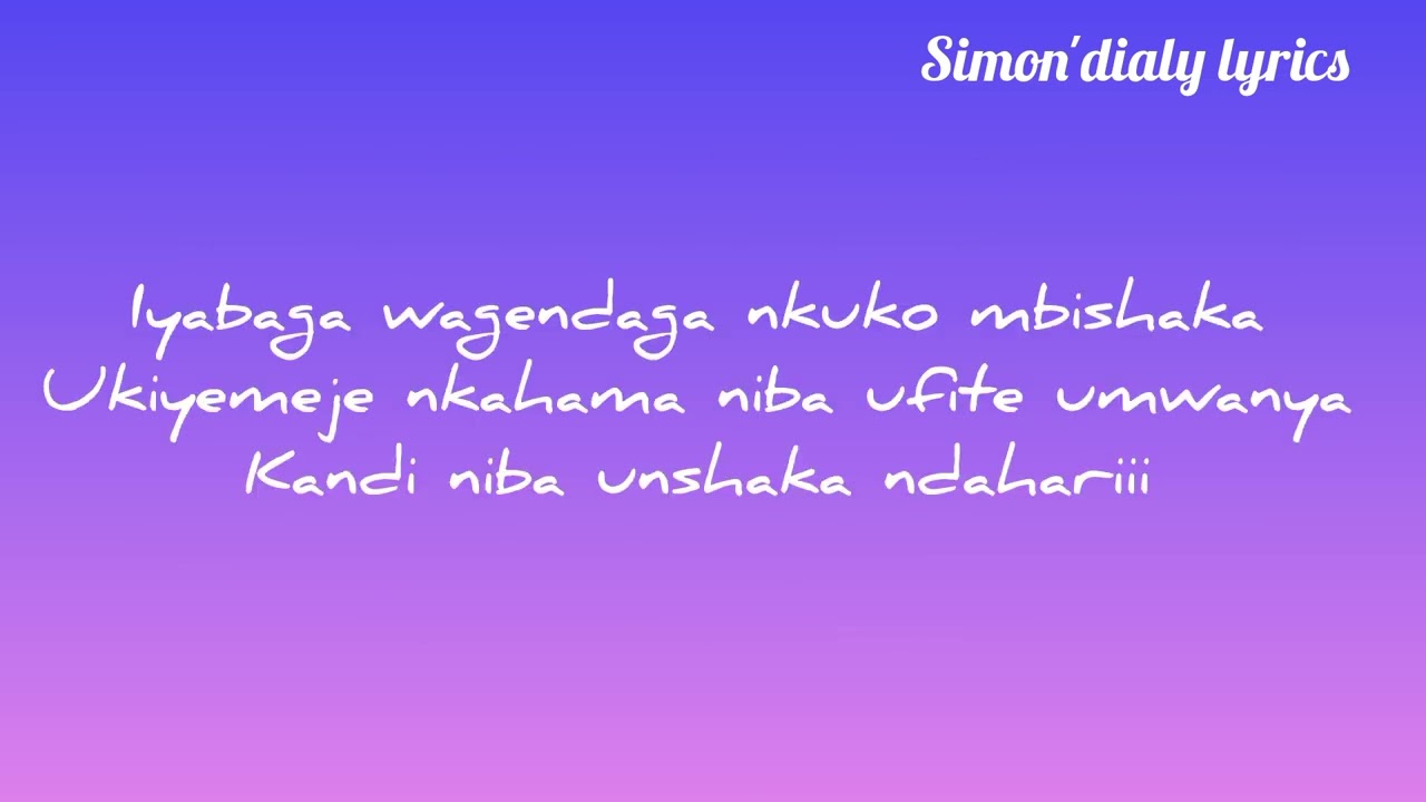 AYO_1st - NDAHARI LYRICS