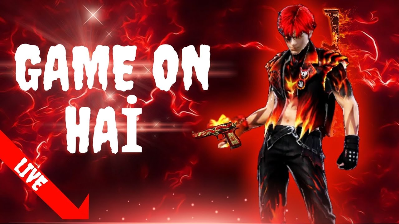 ff.LIVE. G@ME ON HAI /CUSTOM ROOMs BR.GIVEAWAY.Op Gameplay🤪G@ME ON 🔴LIVE