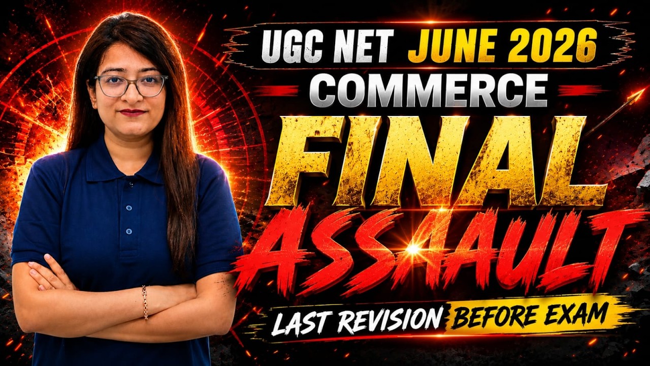 UGC NET Commerce Marathon Class 2026 | UGC NET Commerce All 10 Units Revision By Bushra Mam