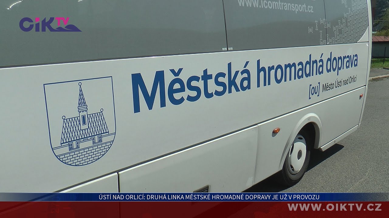 Ústí nad Orlicí: Druhá linka městské hromadné dopravy je už v provozu