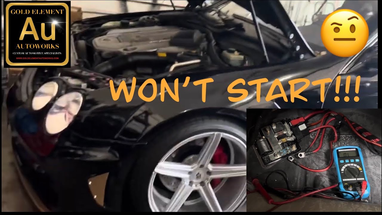 My CL55 Wide Body AMG WON&rsquo;T START!!!!!!🤨😒🥺😭 #starter #relay #ignition