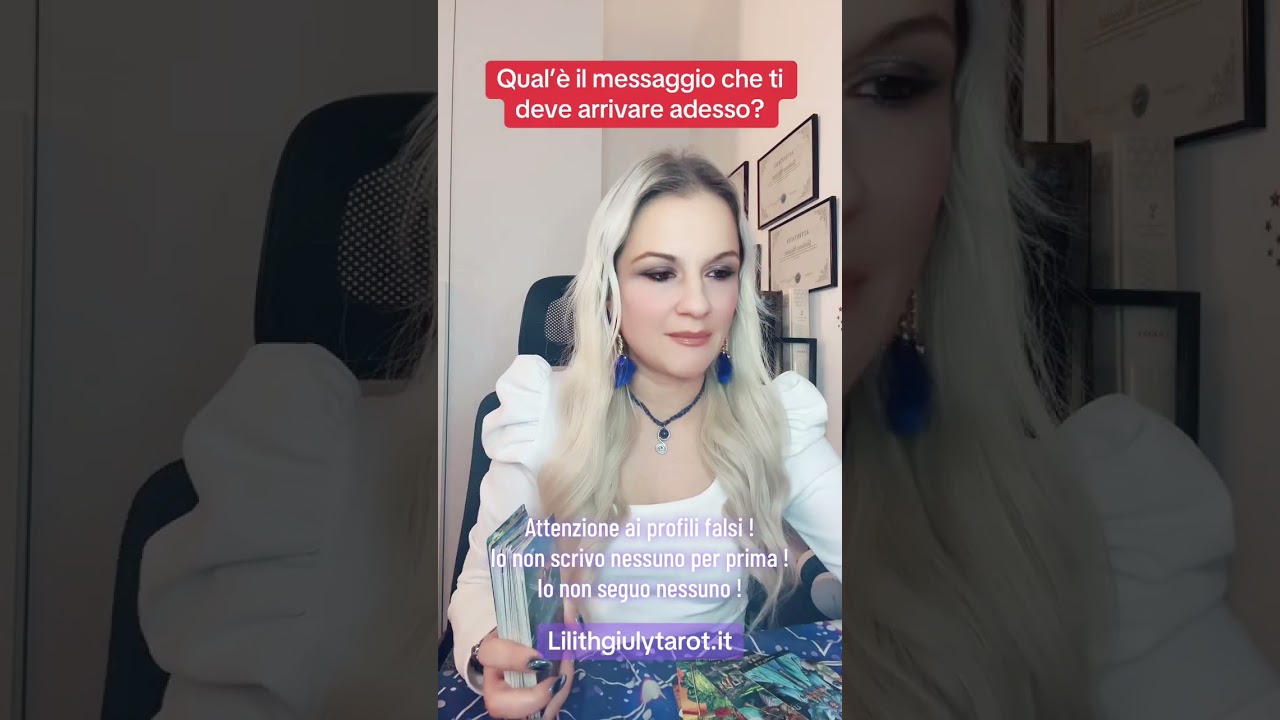 Quale messaggio ti deve arrivare oggi ?