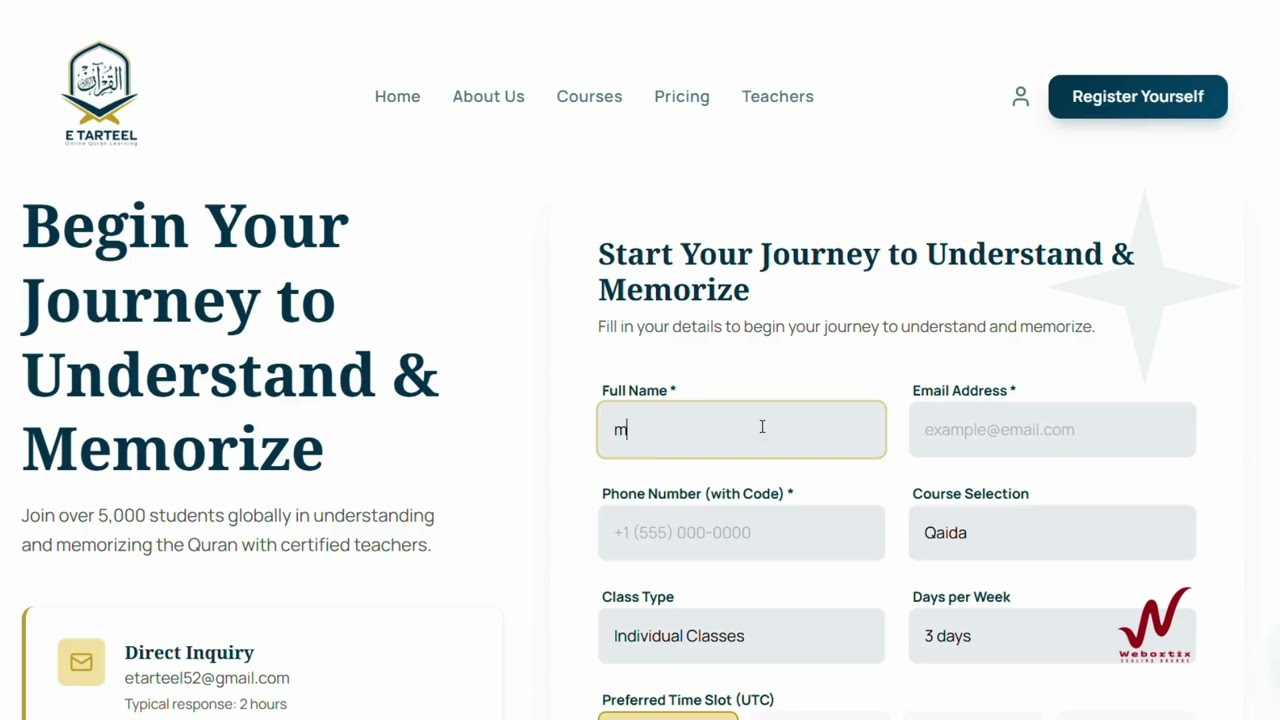 Custom Web Portal Design for Higher Conversions & Lead Generation | Webortix