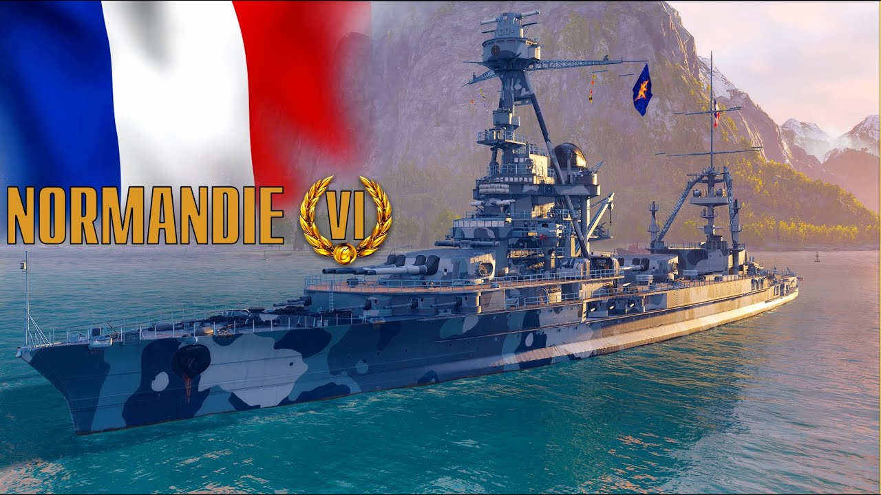 NORMANDIE или «Борис Хрен попадешь» французский линкор VI уровня. World of Warships
