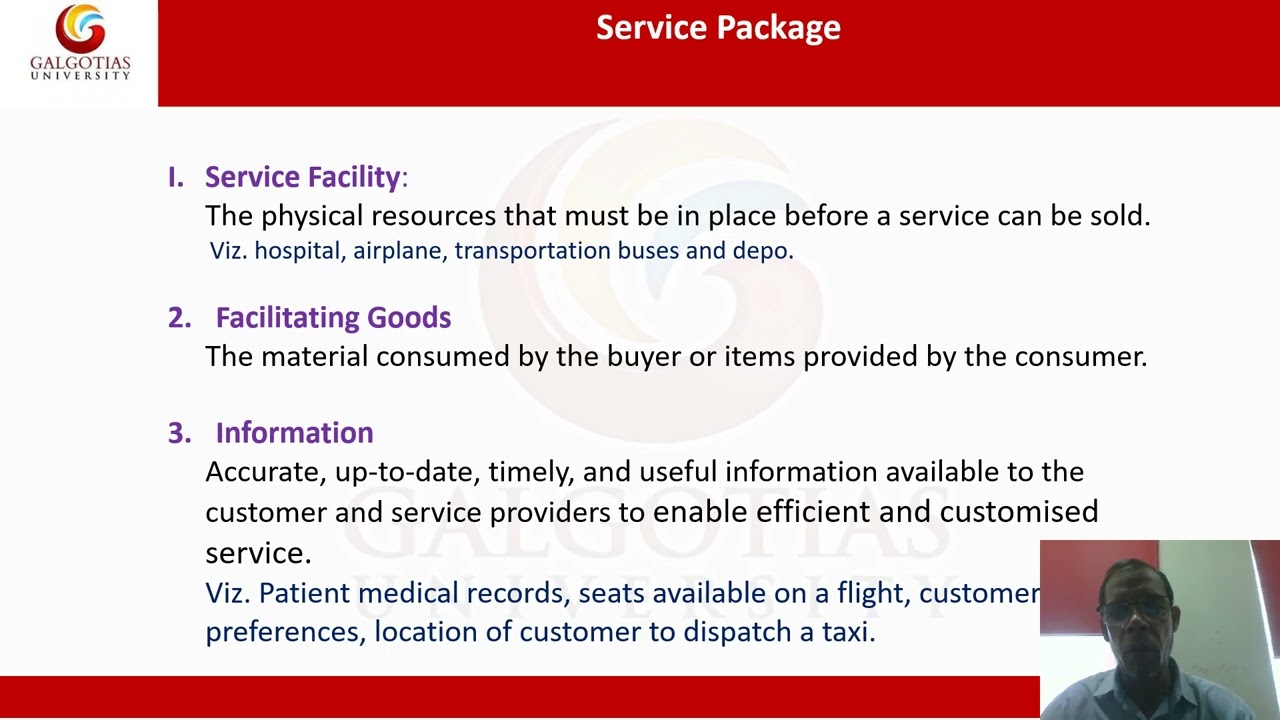 MBLS6012, Service Operations Management: Service Package